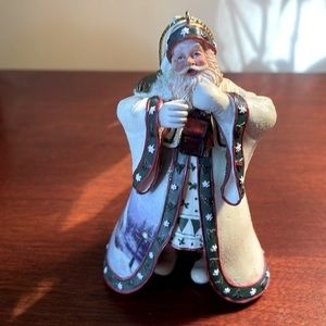 Thomas kinkade old world santa ornament collection Dawn of Christmas Day Santa